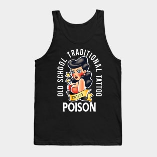 old school traditional tattoo designs Tank Top